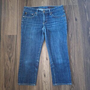 💙 AG Adriano Goldschmied Cropped Denim Jeans Size 29 Coastal Cowgirl Casual